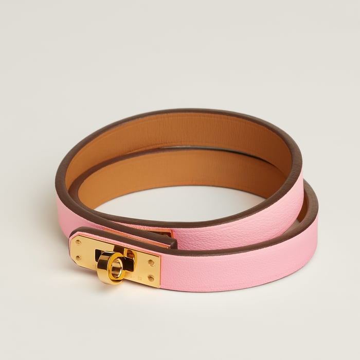 Rose Sakura Mini Kelly Double Tour Bracelet
