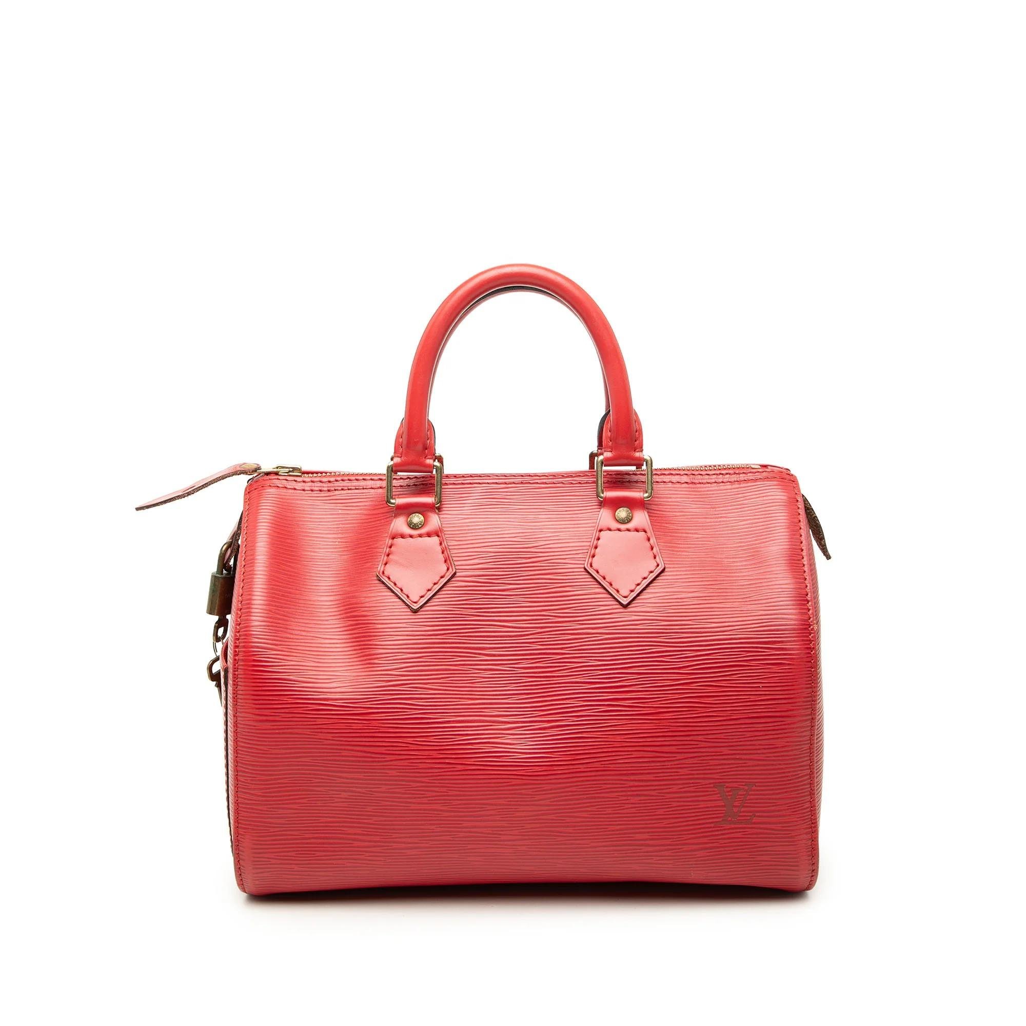 Speedy leather bag