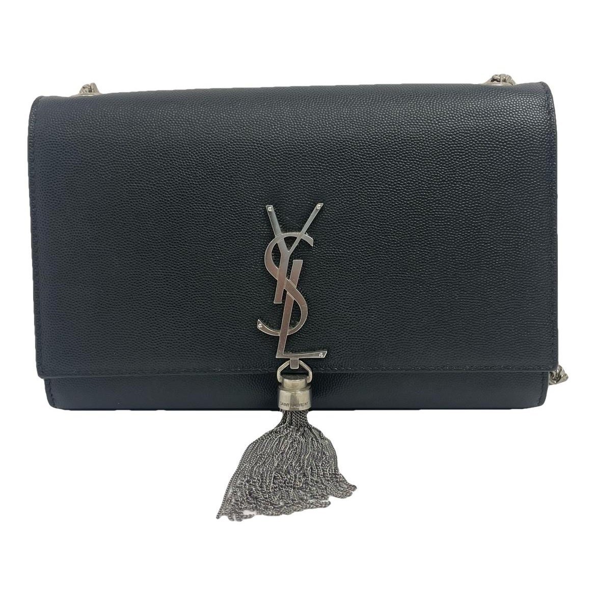 Saint Laurent Pompom Kate leather handbag