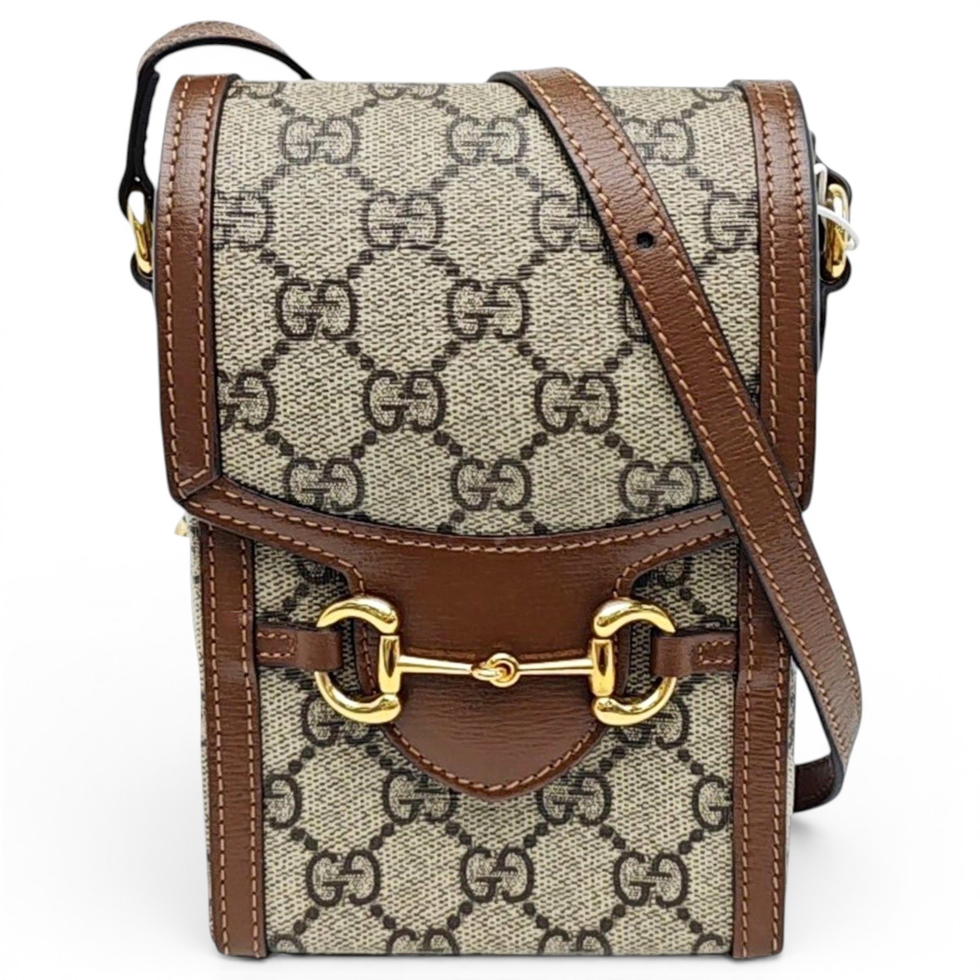 Handle Horsebit 1955 leather handbag