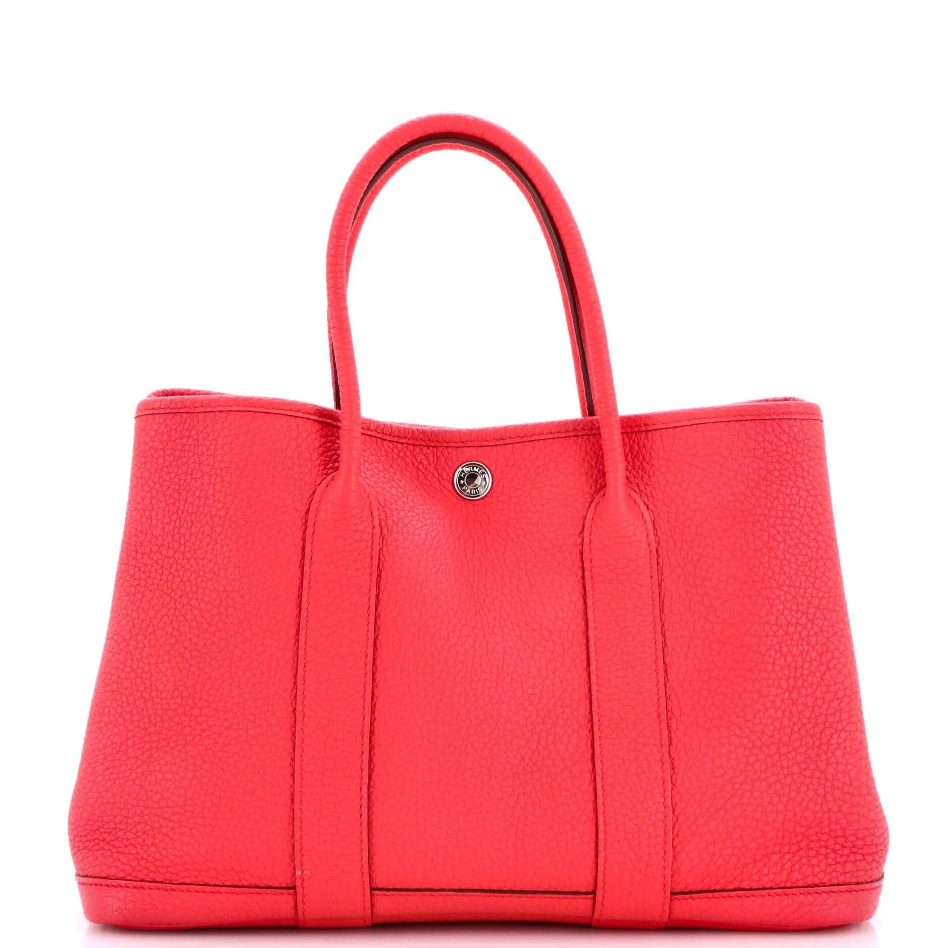 Leather tote