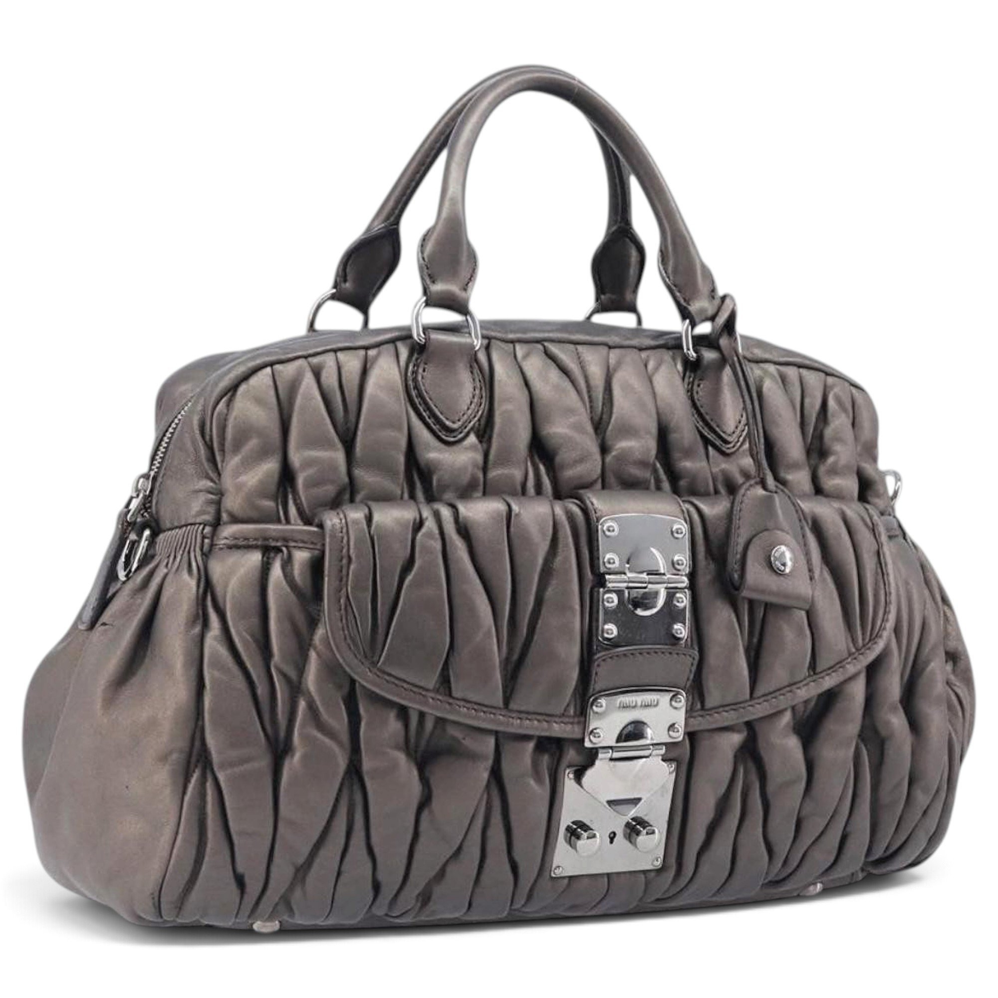 Leather handbag