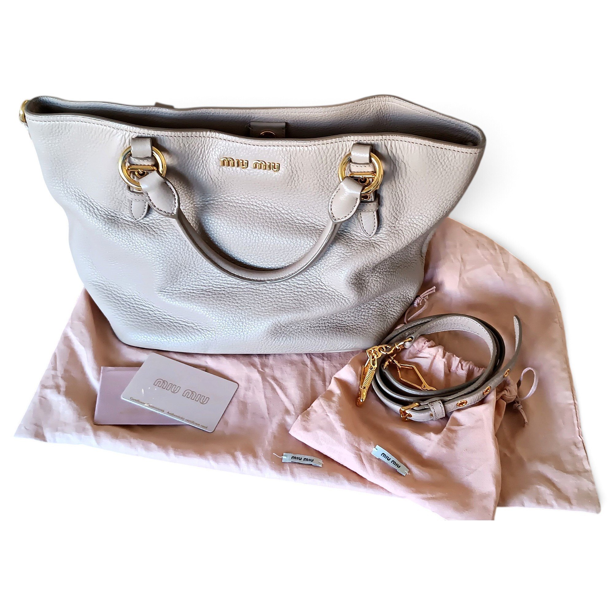 Leather handbag