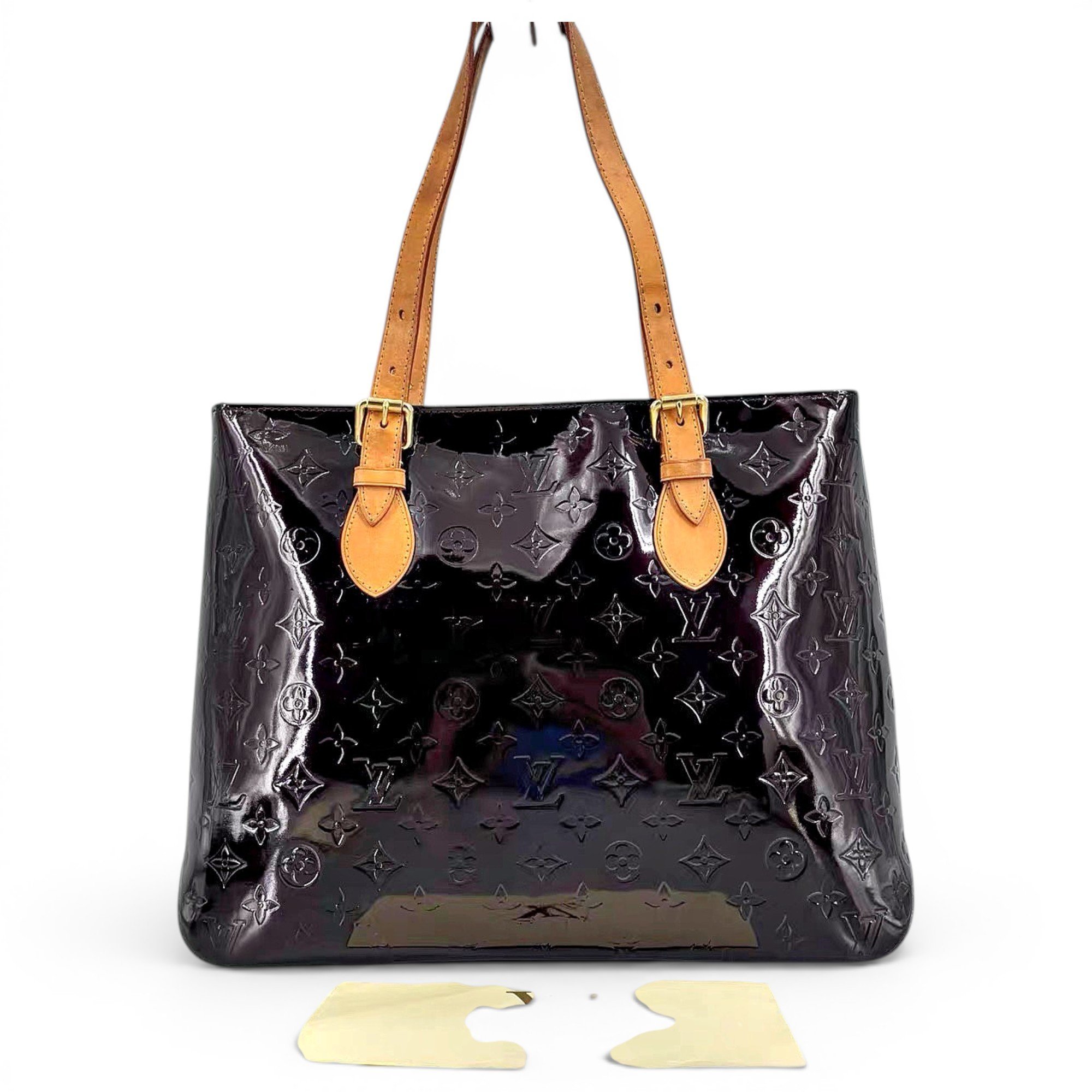 Brentwood patent leather handbag
