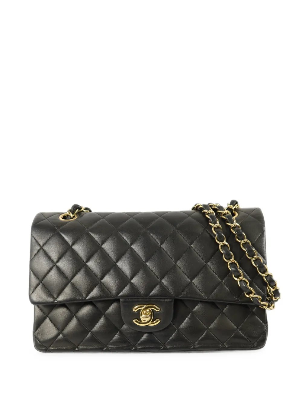CC turn-lock shoulder bag