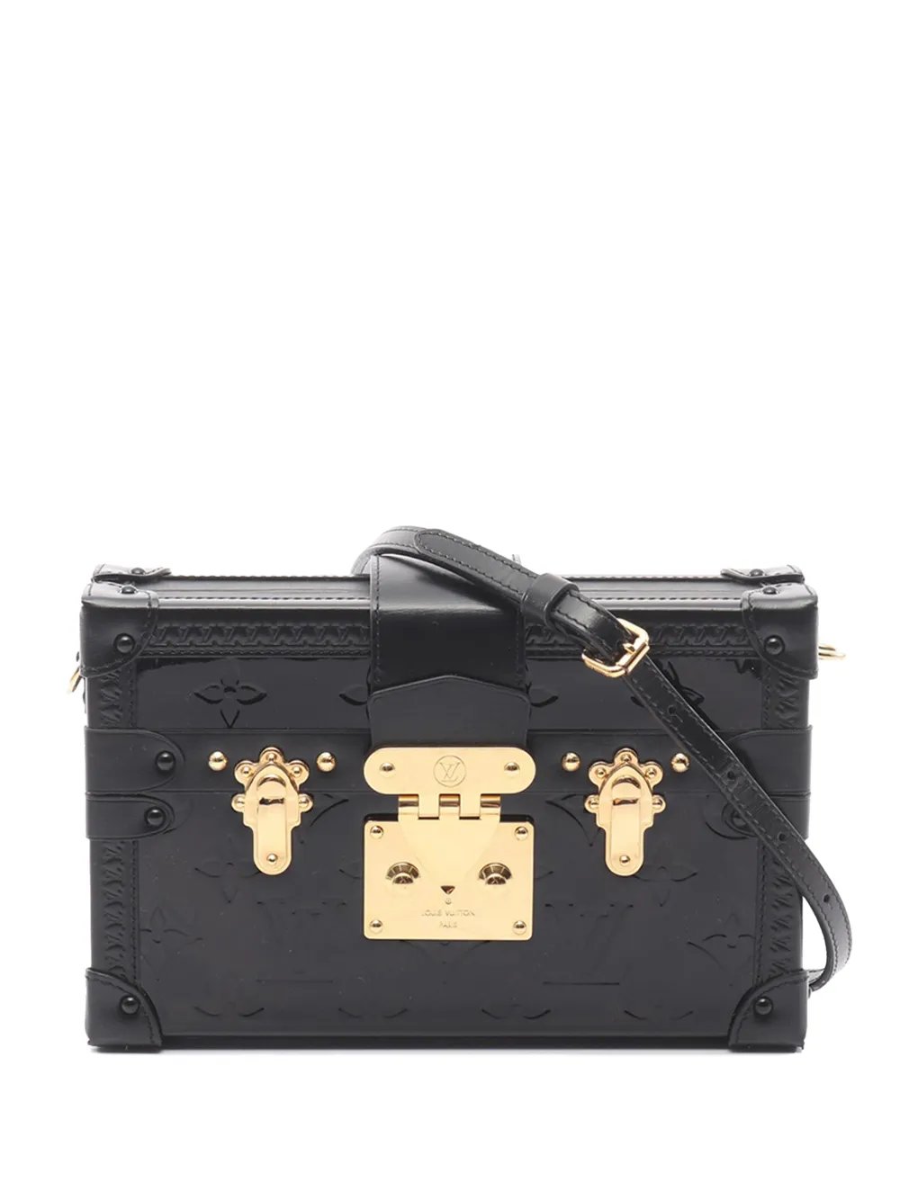 2019 Monogram Vernis Petite Malle crossbody bag