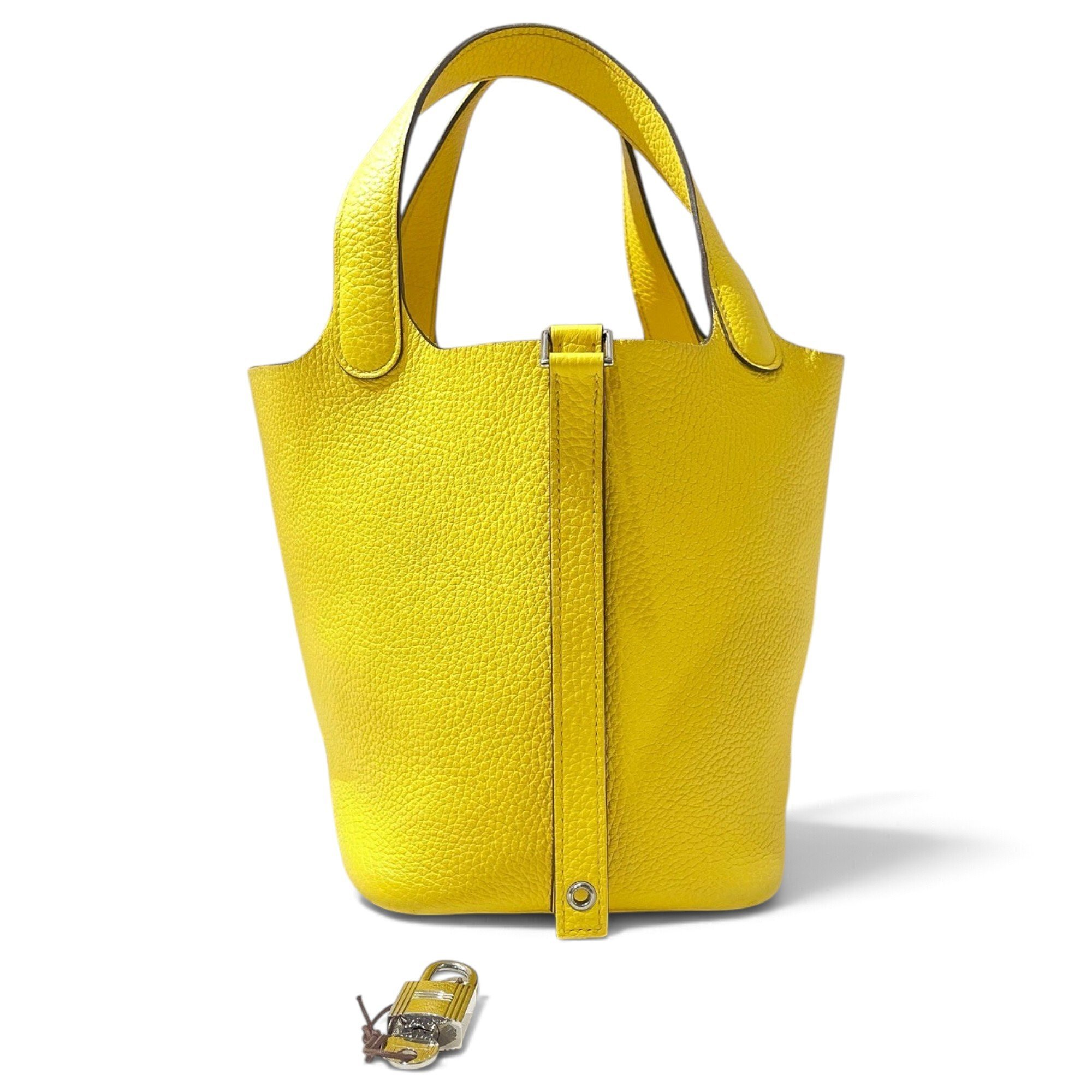 Picotin leather handbag