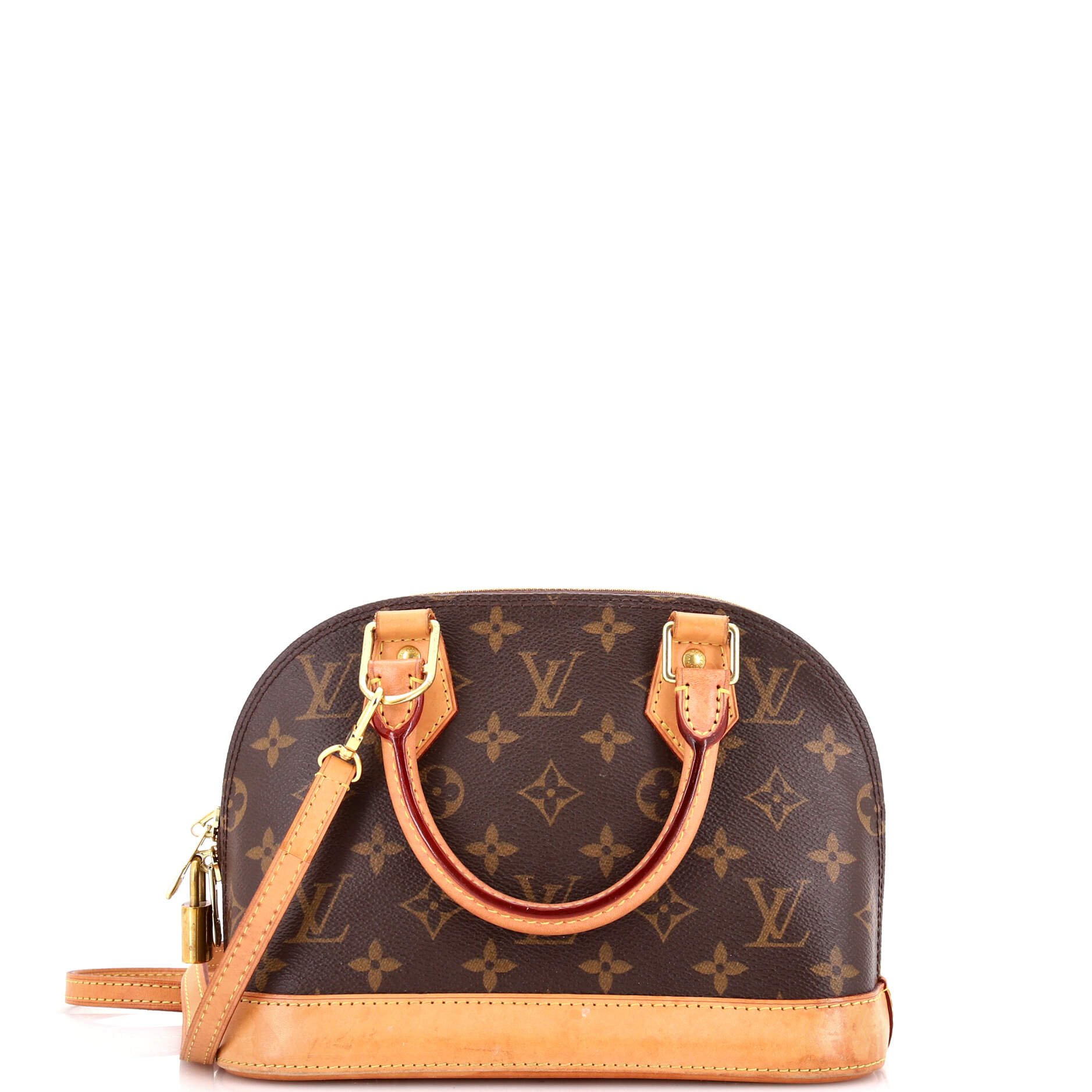 Alma Handbag Monogram Canvas BB