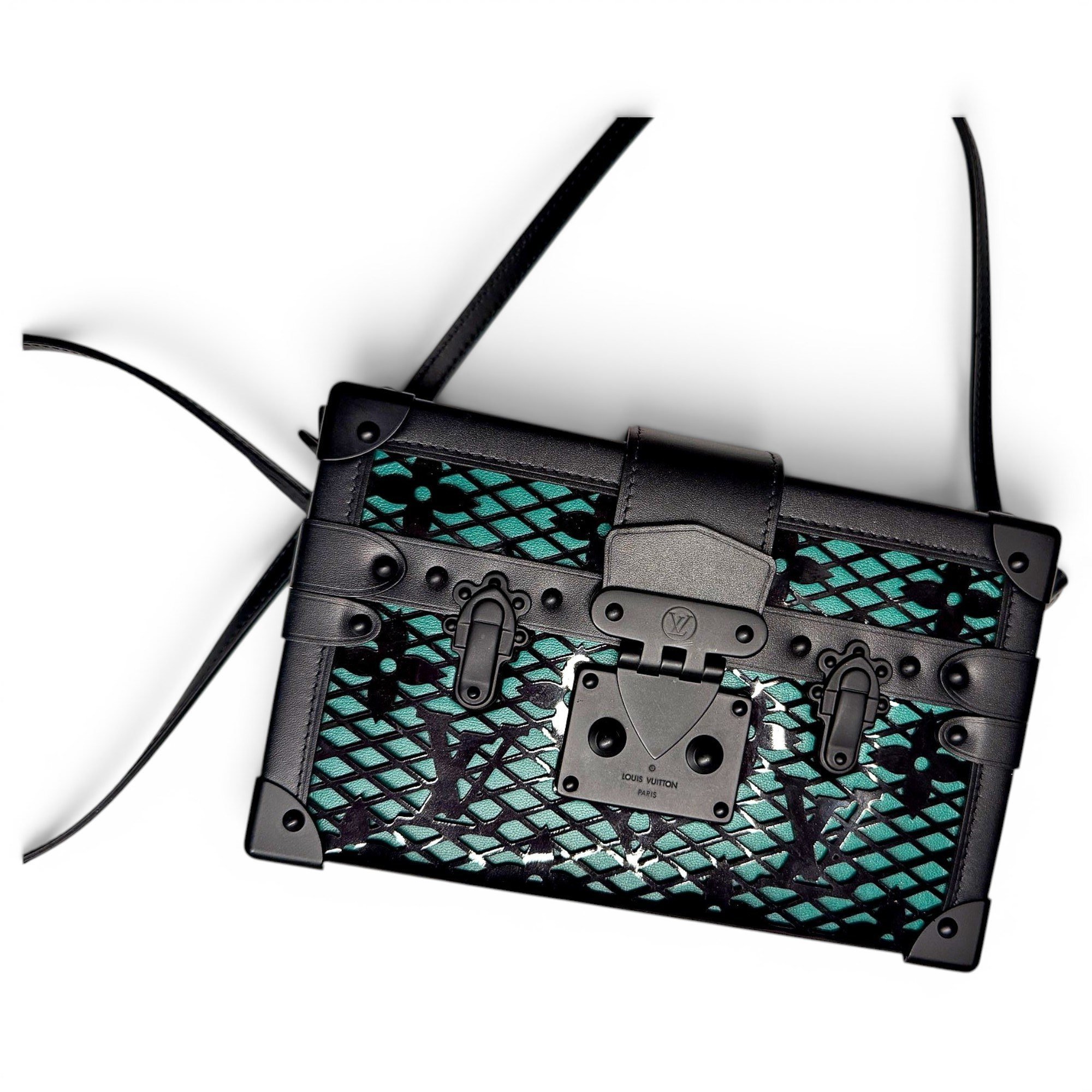Louis Vuitton Petite Malle patent leather crossbody bag