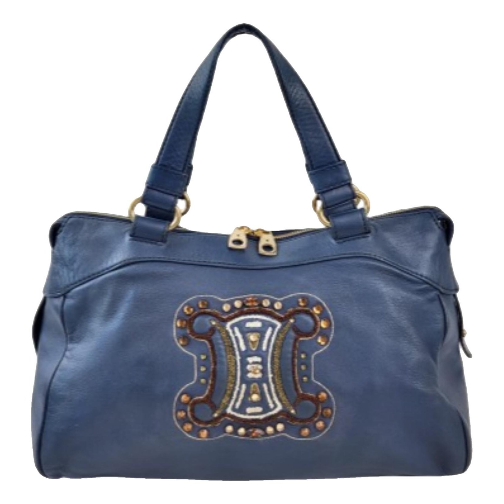 Leather tote