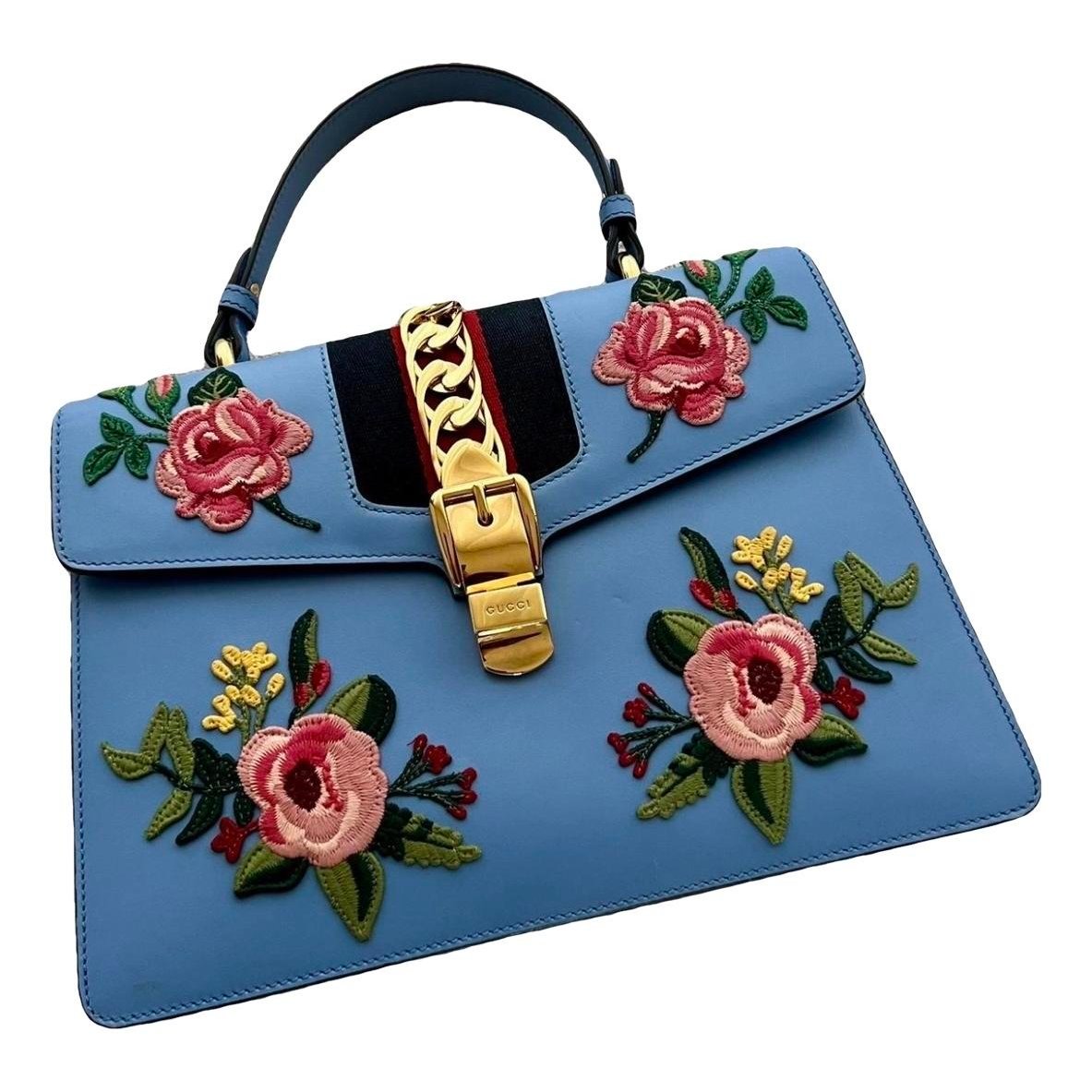 Sylvie Top Handle leather handbag