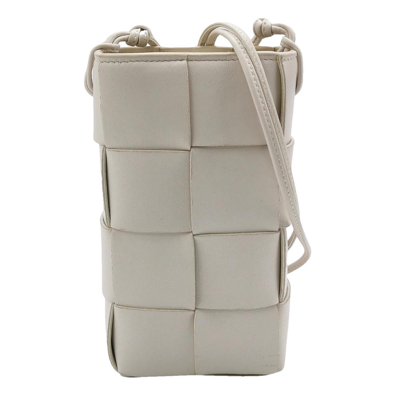 Cassette leather handbag