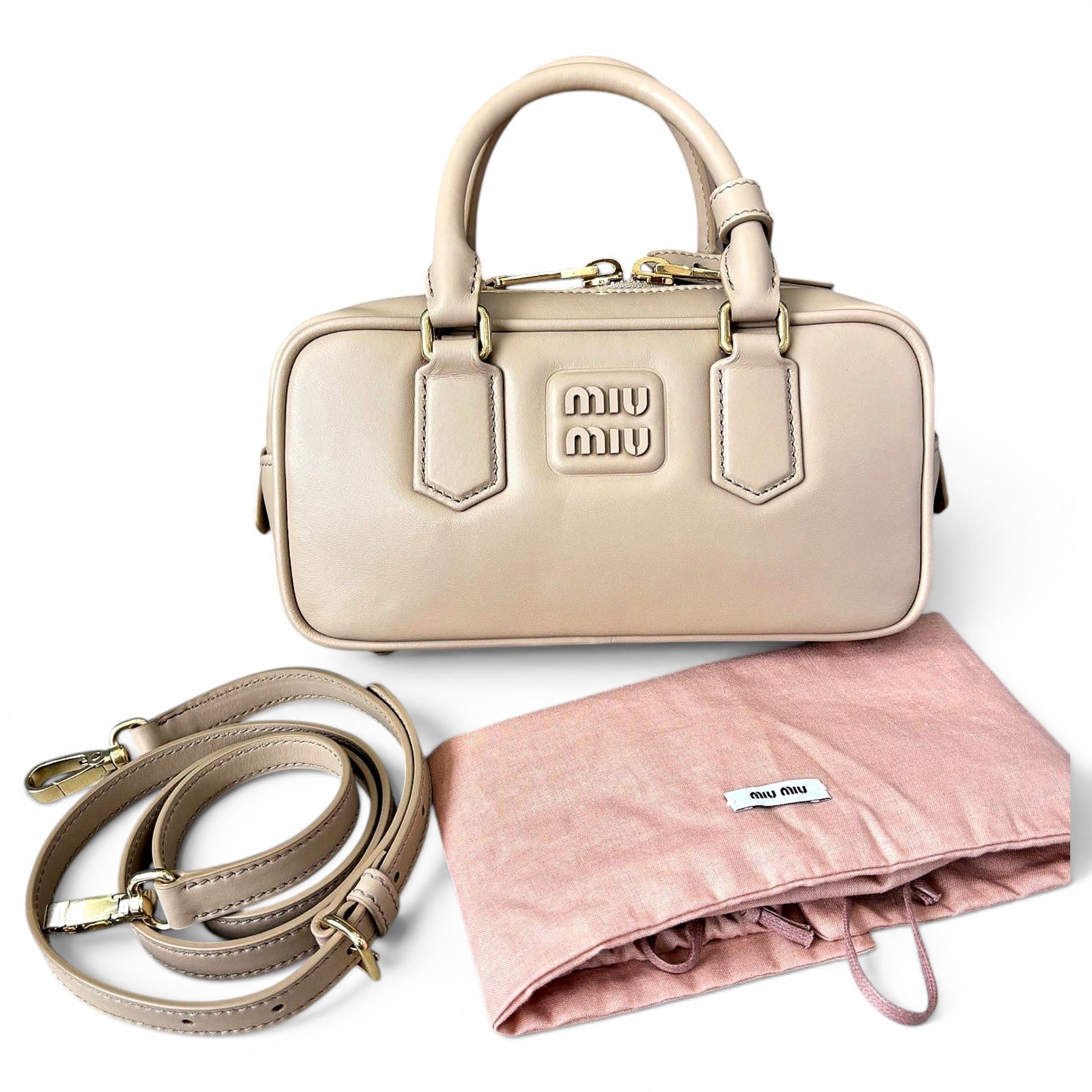 Arcadie leather handbag