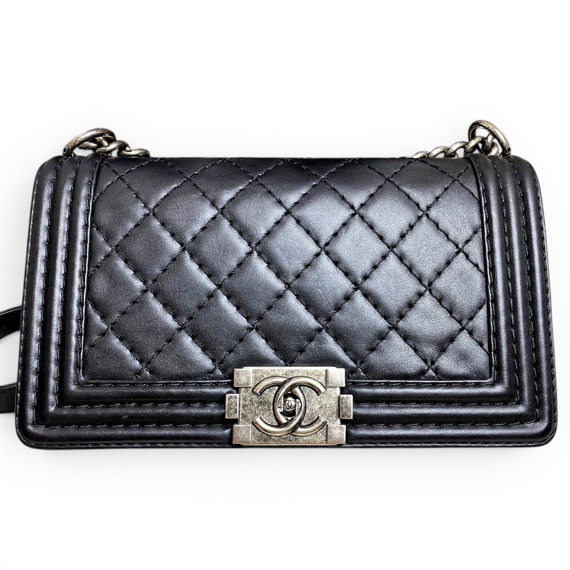 Boy leather crossbody bag