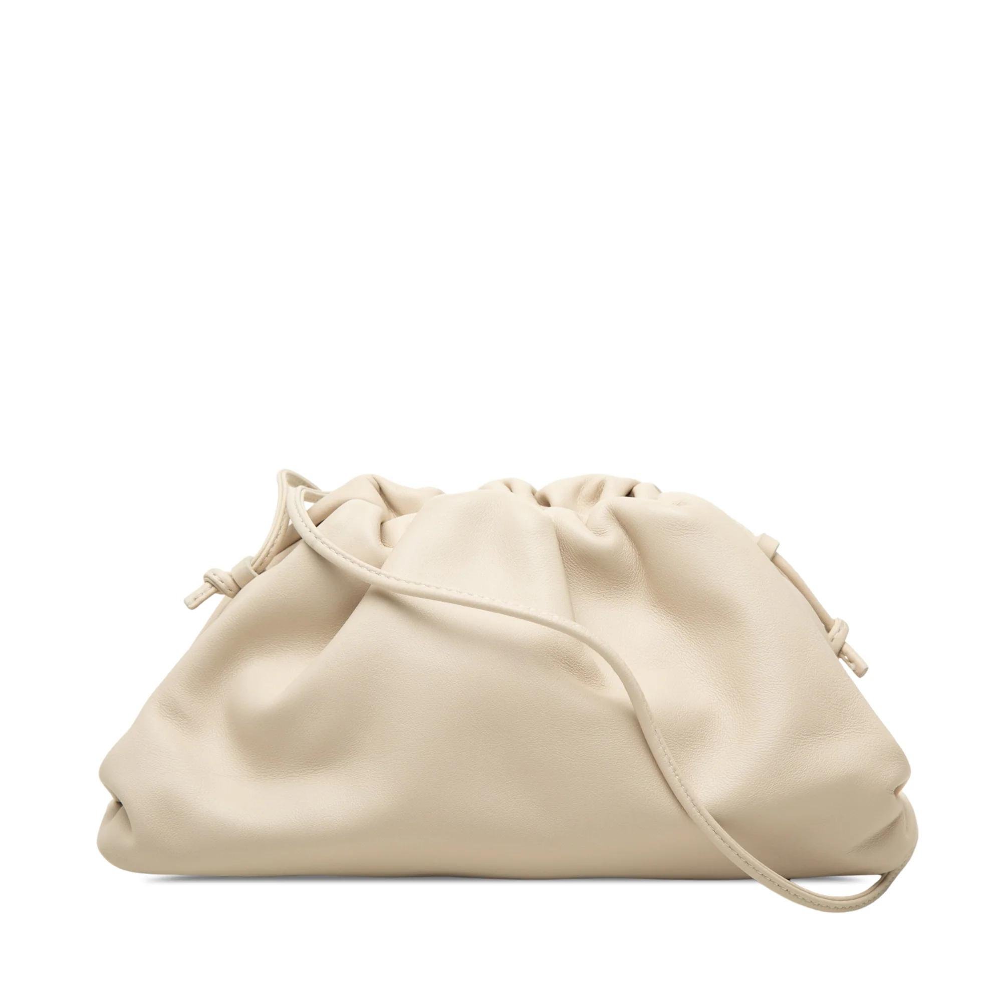 Pouch leather handbag