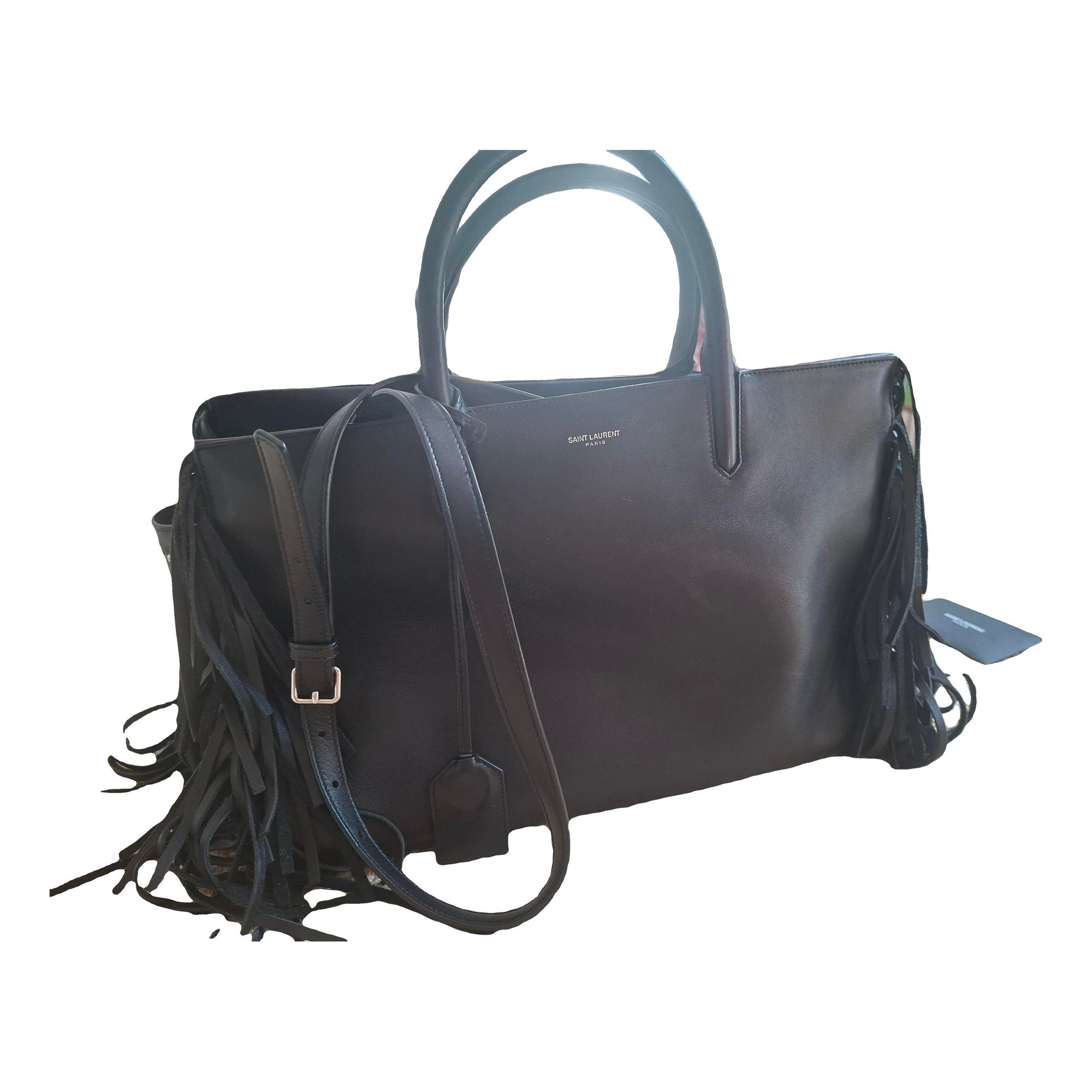 Leather tote