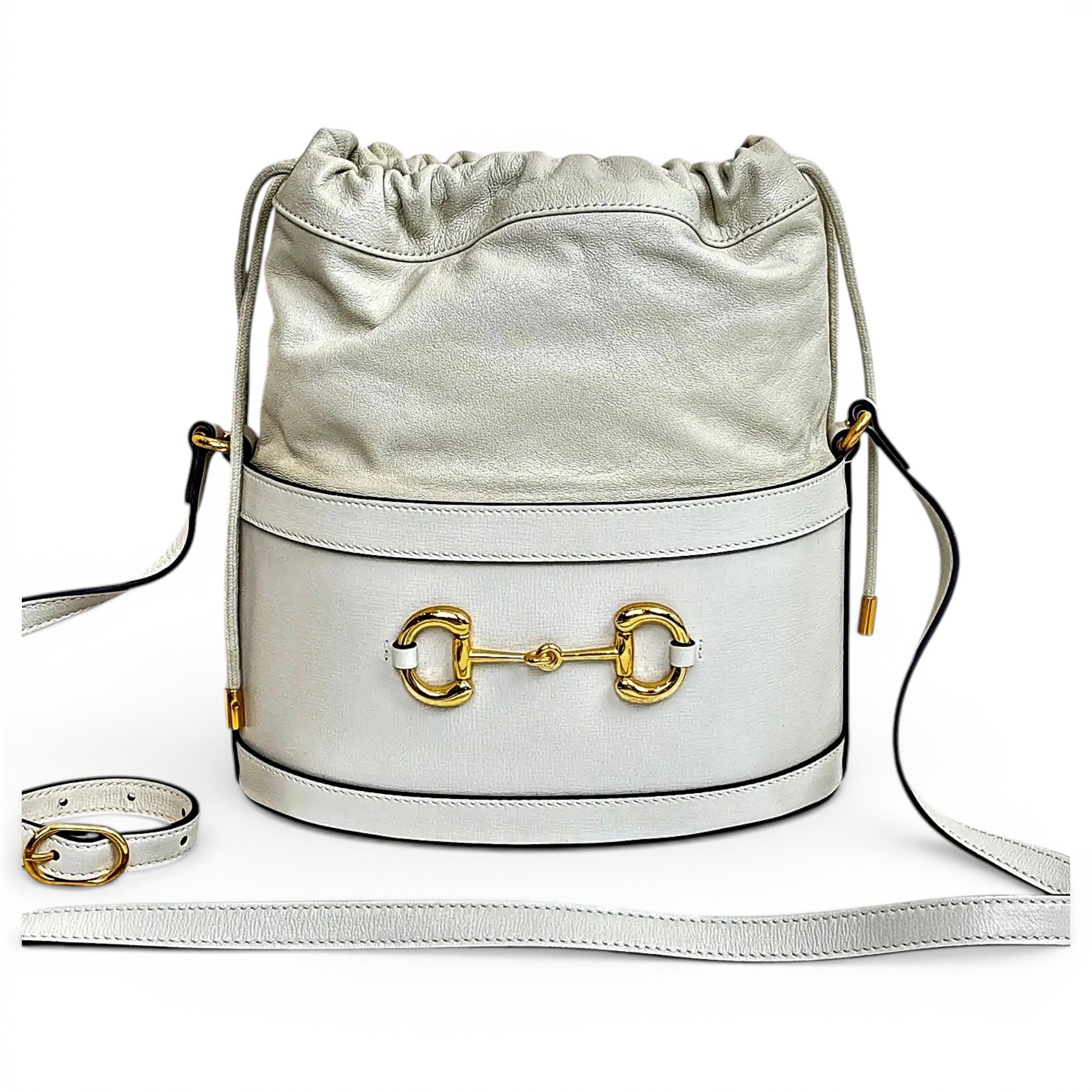 Horsebit 1955 Bucket leather handbag