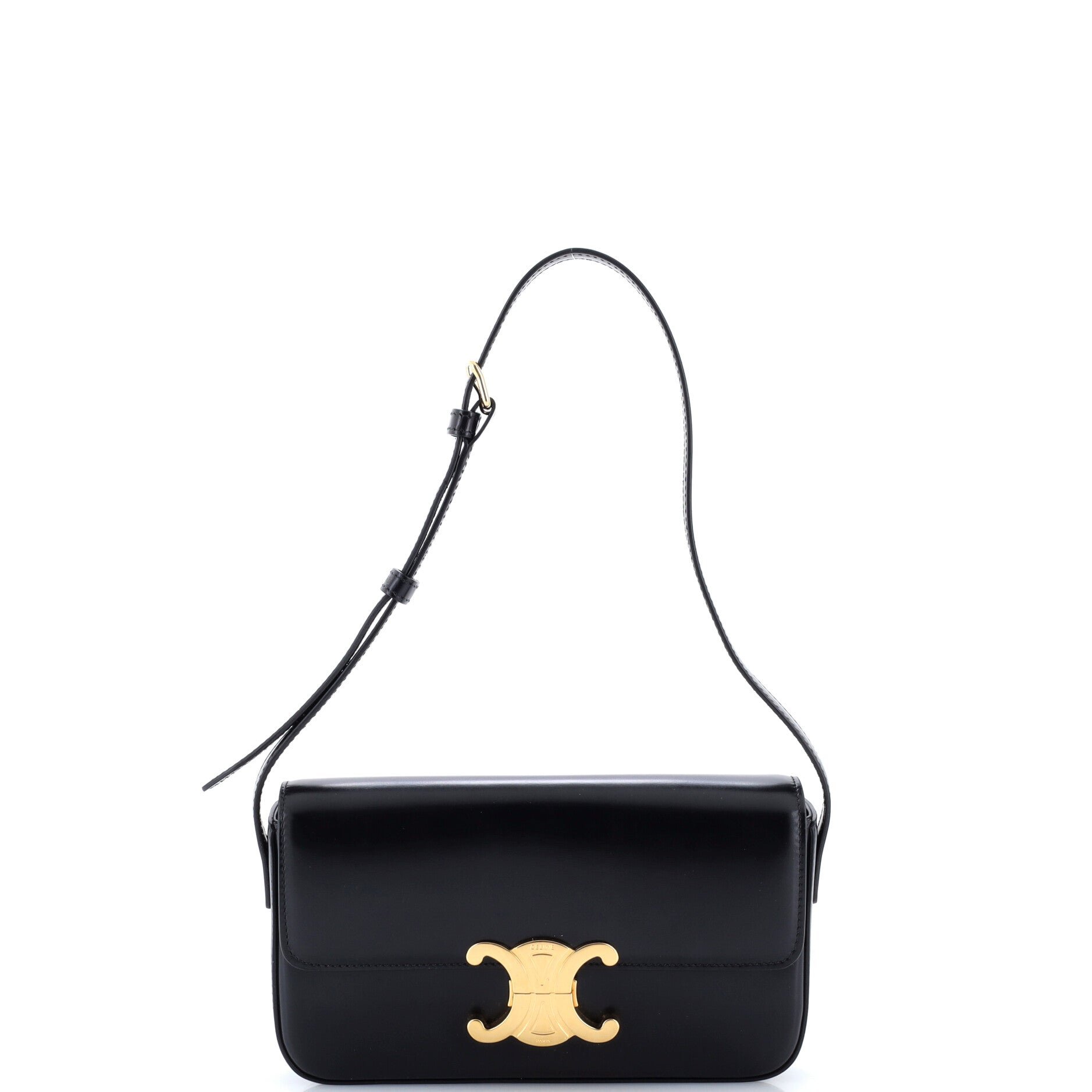 Triomphe East-West Shoulder Bag Smooth Calfskin