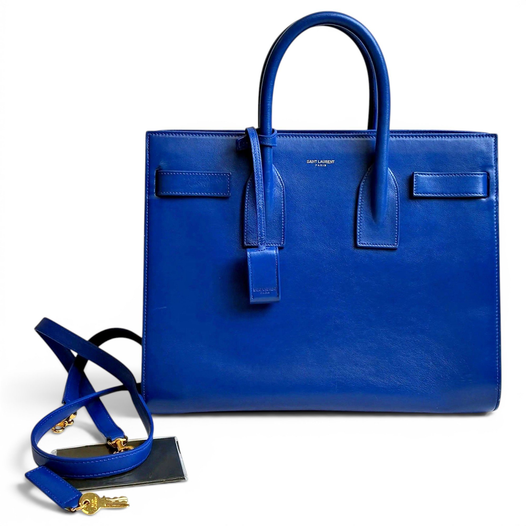 Sac de Jour leather crossbody bag