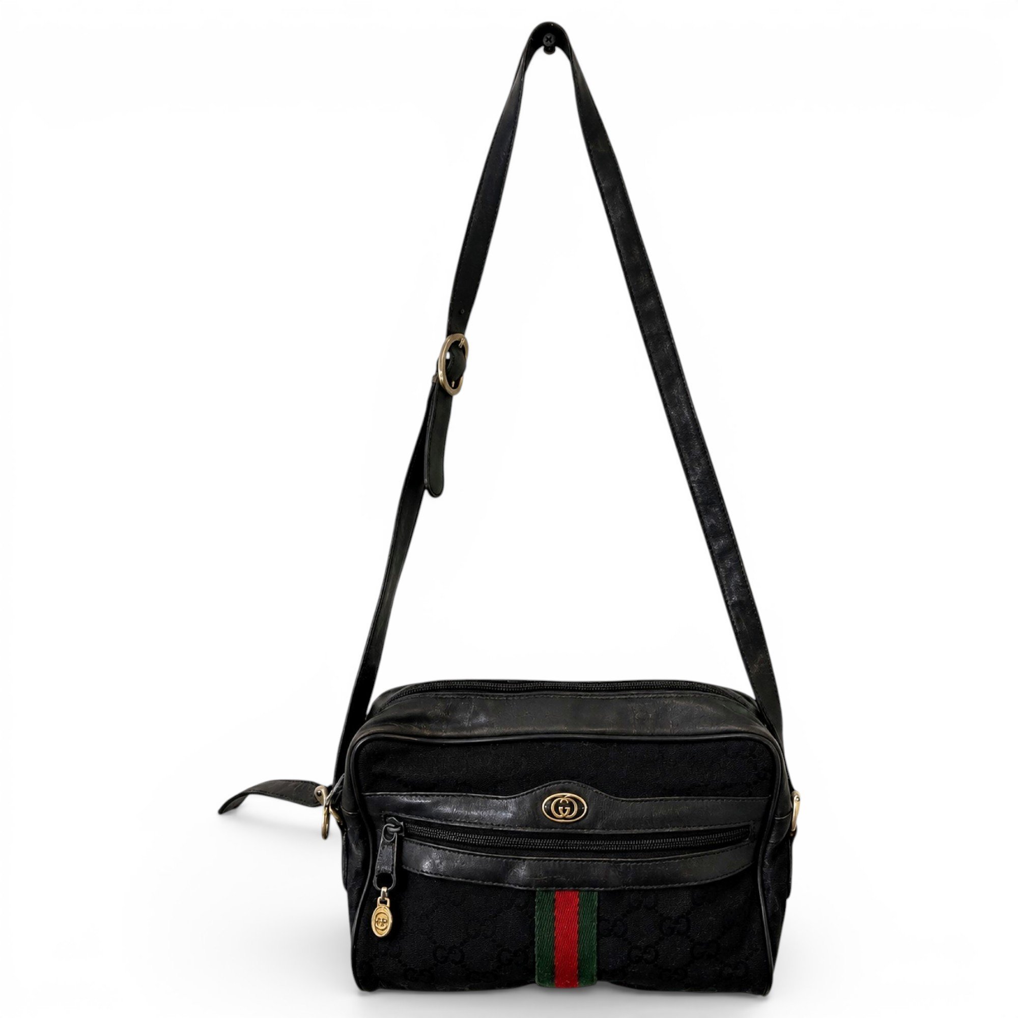 Ophidia cloth crossbody bag