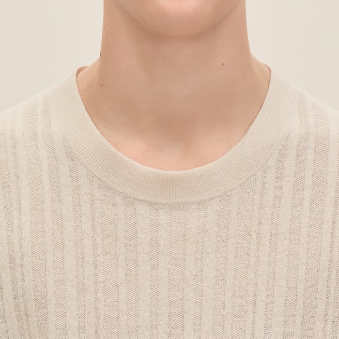 Ficelle "Seersucker Pique" T-shirt