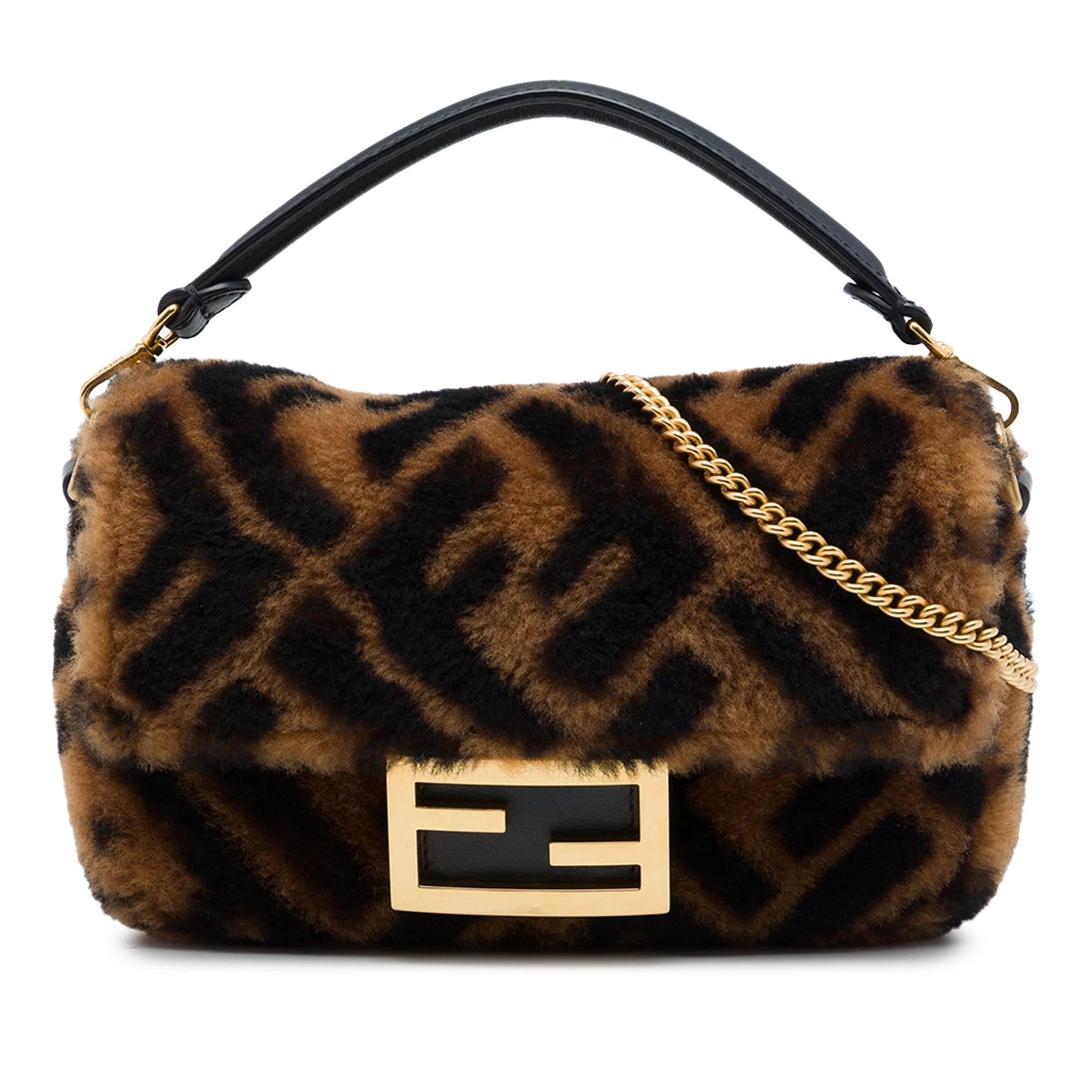 Baguette leather handbag