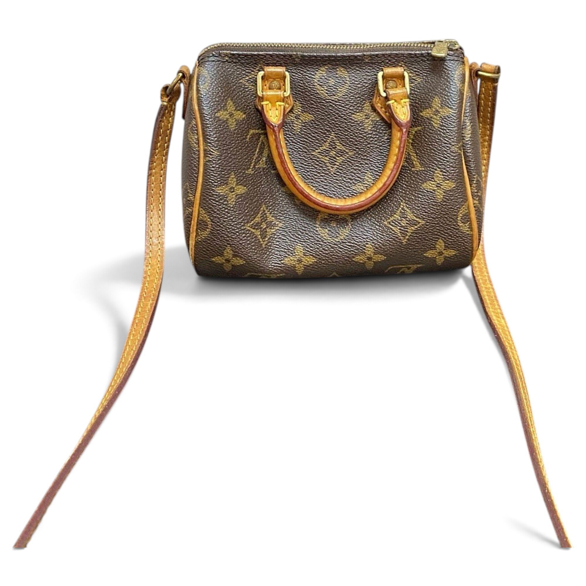 Speedy cloth crossbody bag