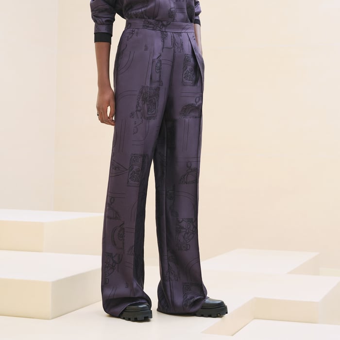 Violet Améthyste "En Desordre Finesse" Pants
