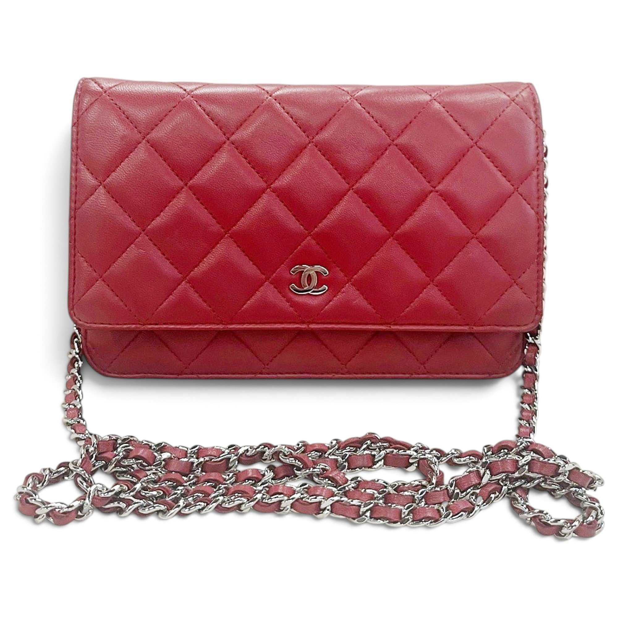 Wallet On Chain Timeless/Classique leather crossbody bag