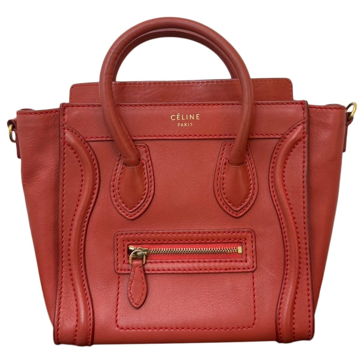 Nano Luggage leather handbag