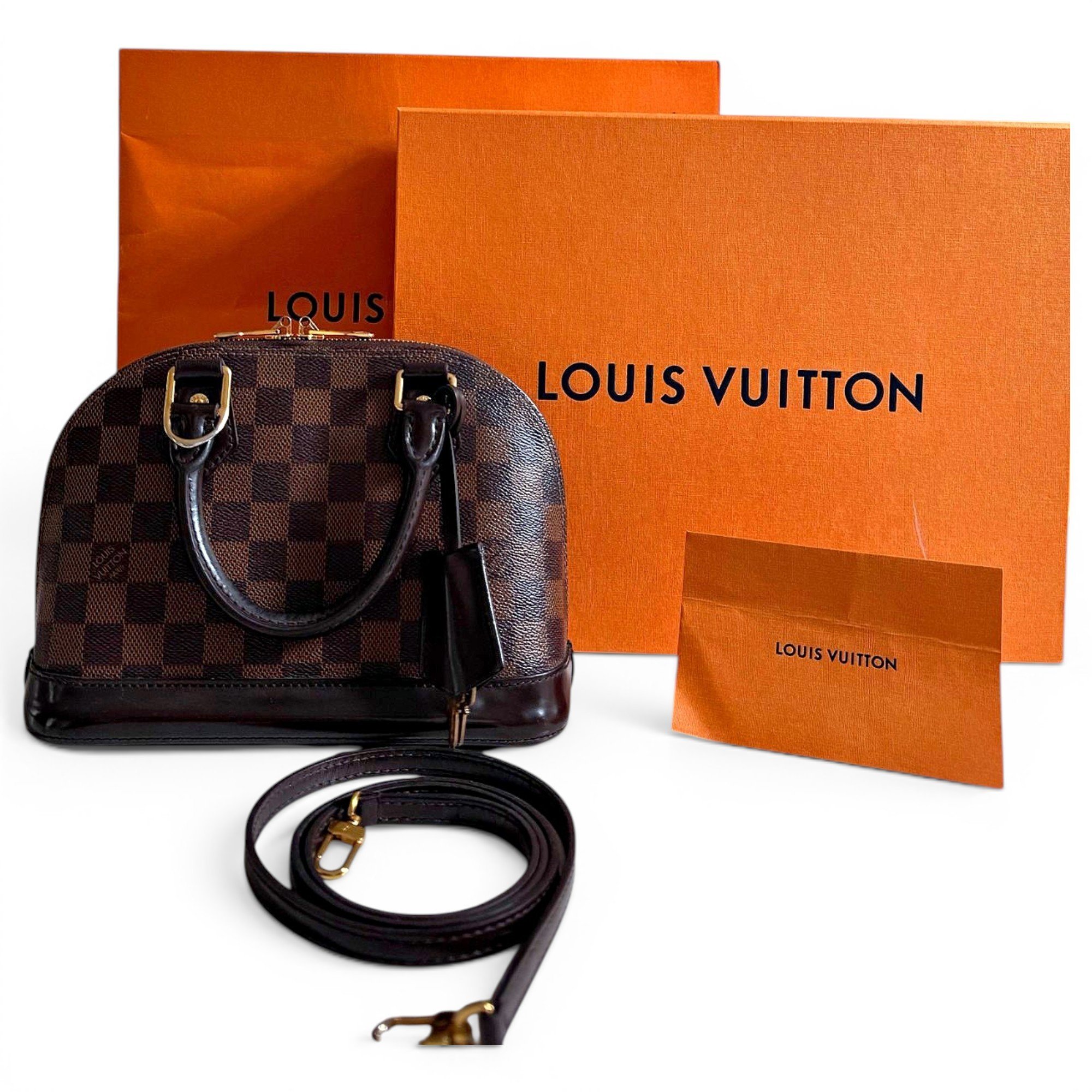 Alma leather handbag