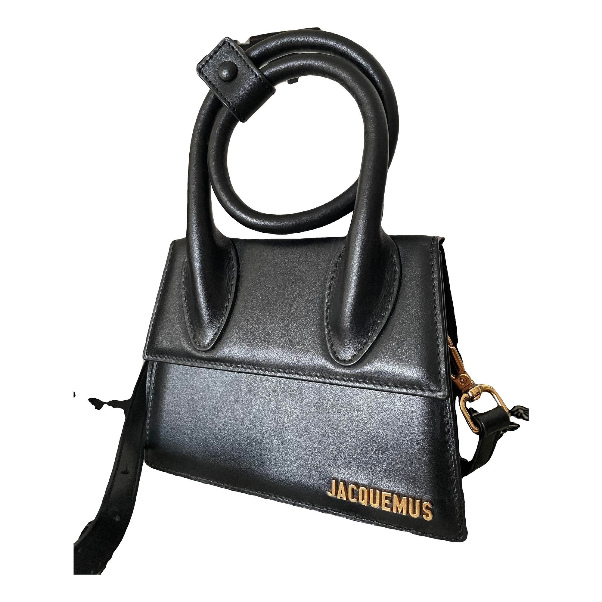 Le Chiquito Noeud leather crossbody bag