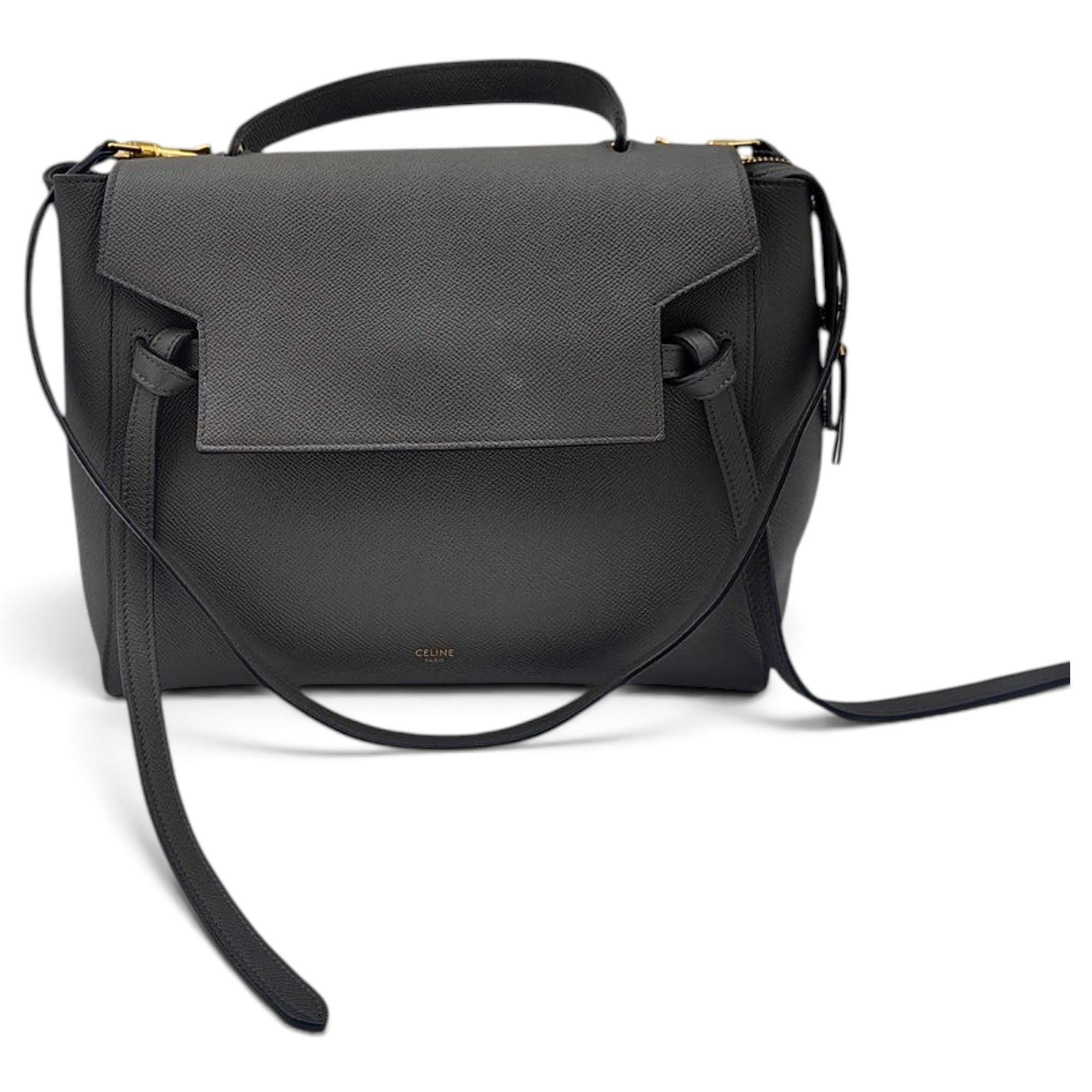 Belt leather handbag