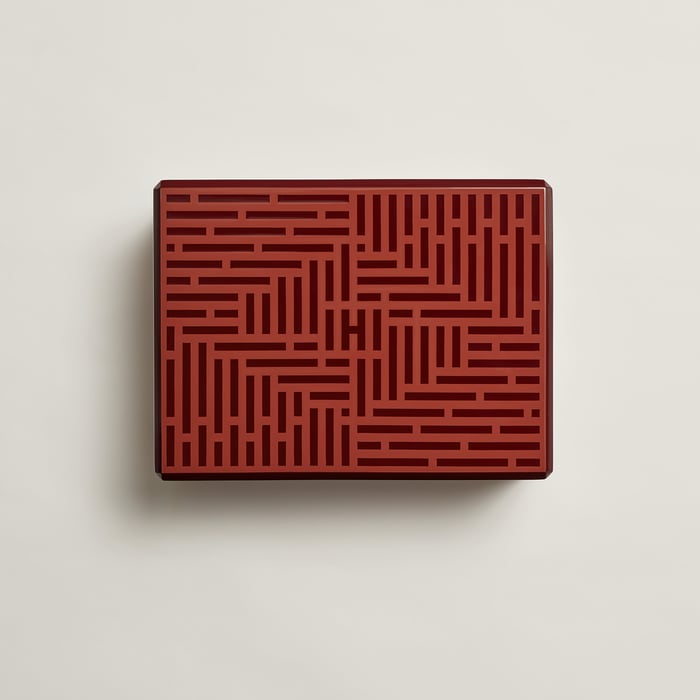 Acajou Facettes H En Dedale Watch Box