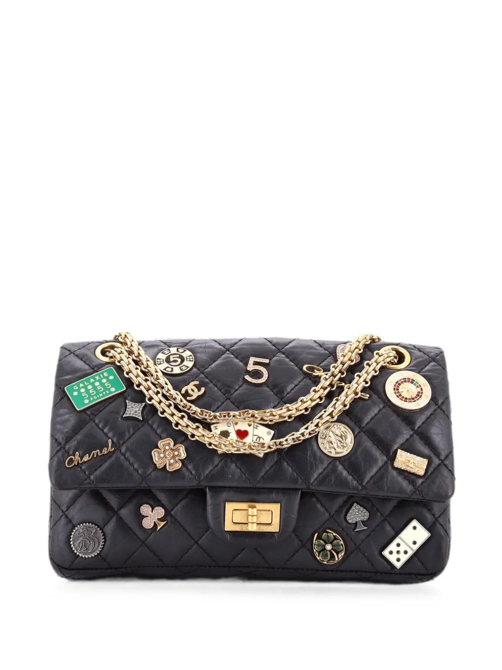 Lucky Charms Reissue 2.55 Flap Bag Quilted Aged Calfskin 225 shoulder bag