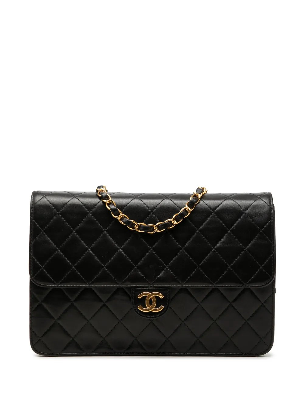 1997-1999 CC Quilted Lambskin Single Flap crossbody bag