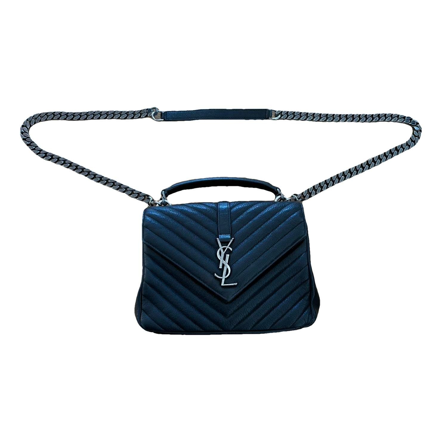 Collége monogramme leather handbag