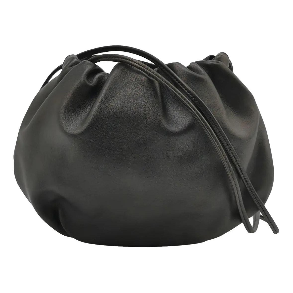 Pouch leather crossbody bag