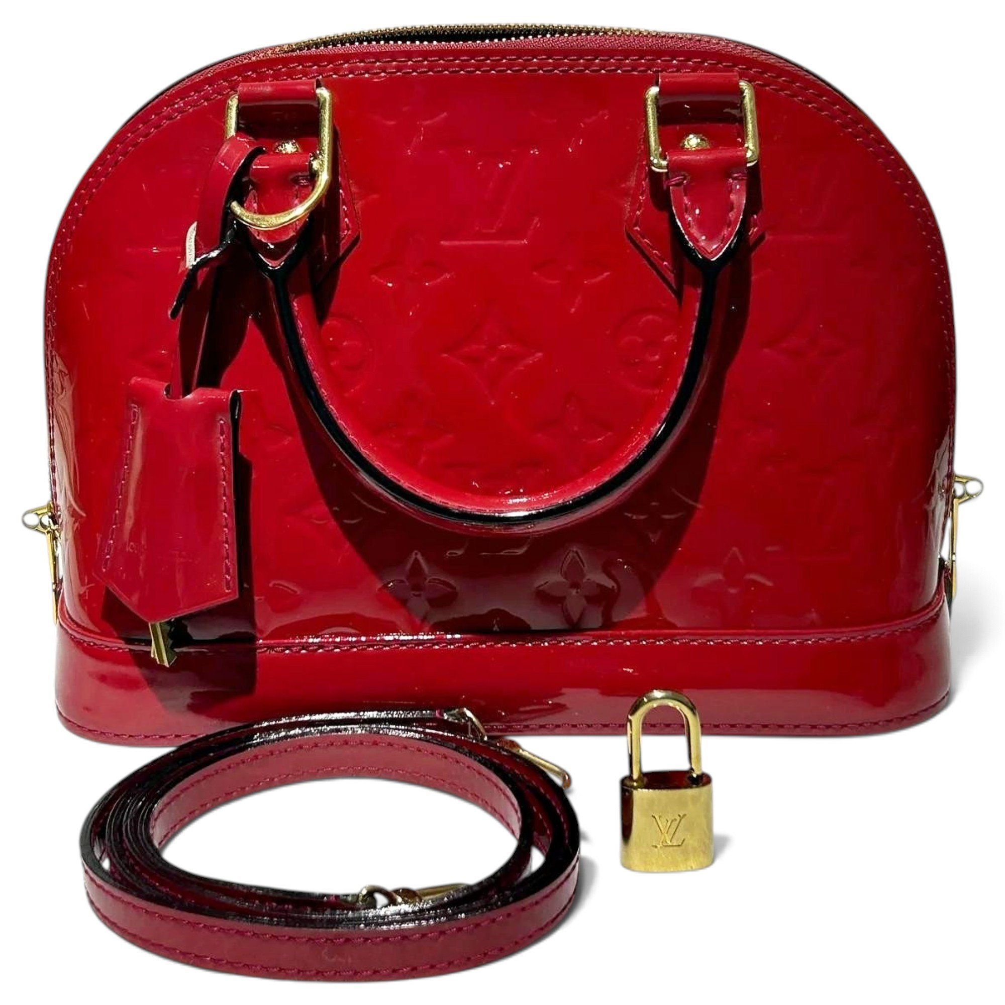 Alma BB patent leather mini bag