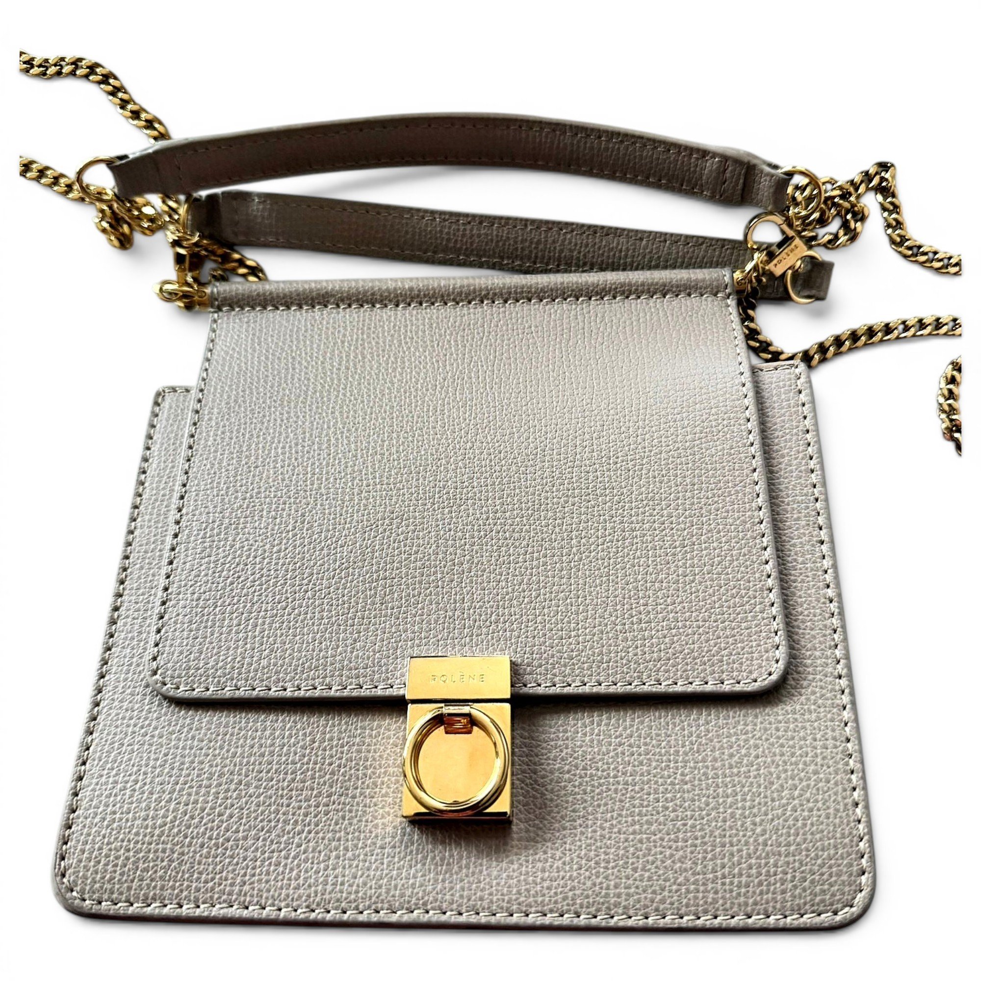 Numéro Sept leather handbag