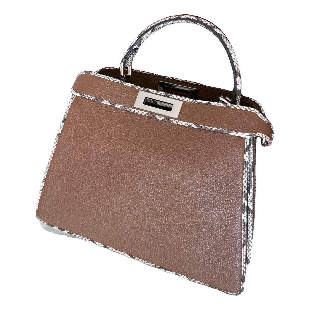 Peekaboo leather handbag