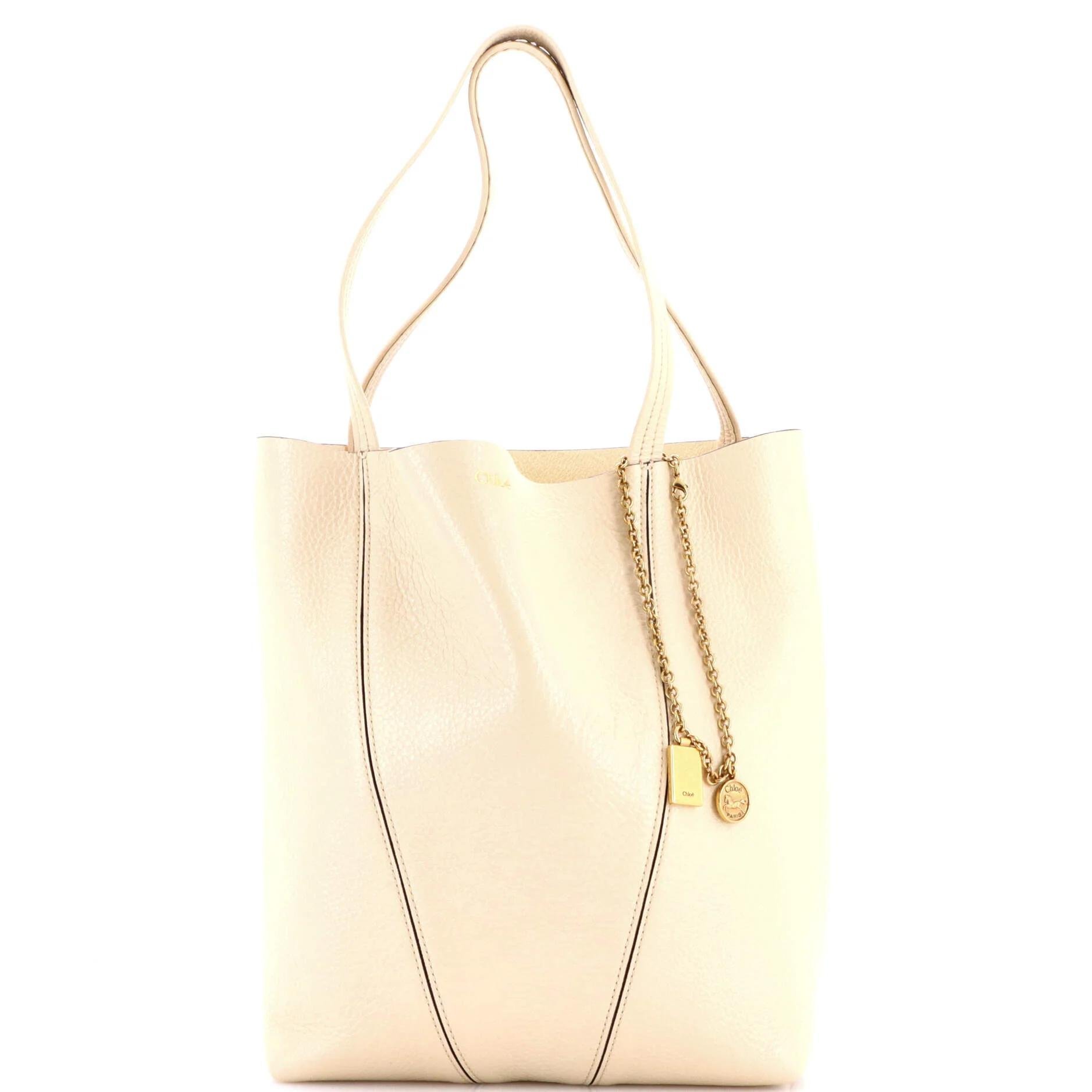 Leather tote