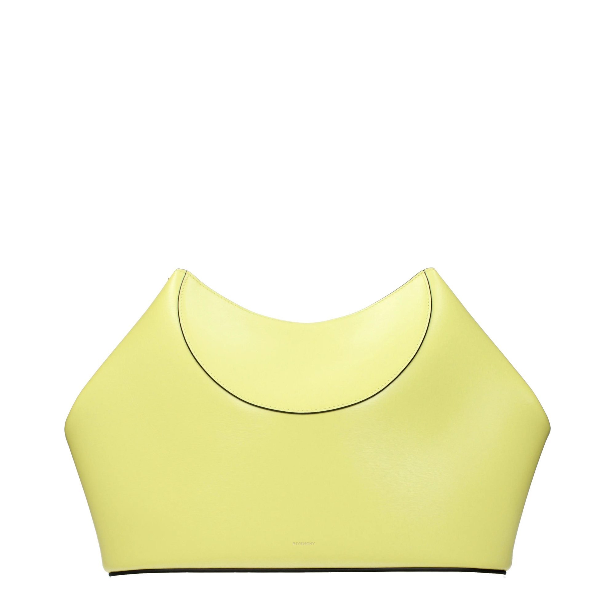 Leather clutch bag