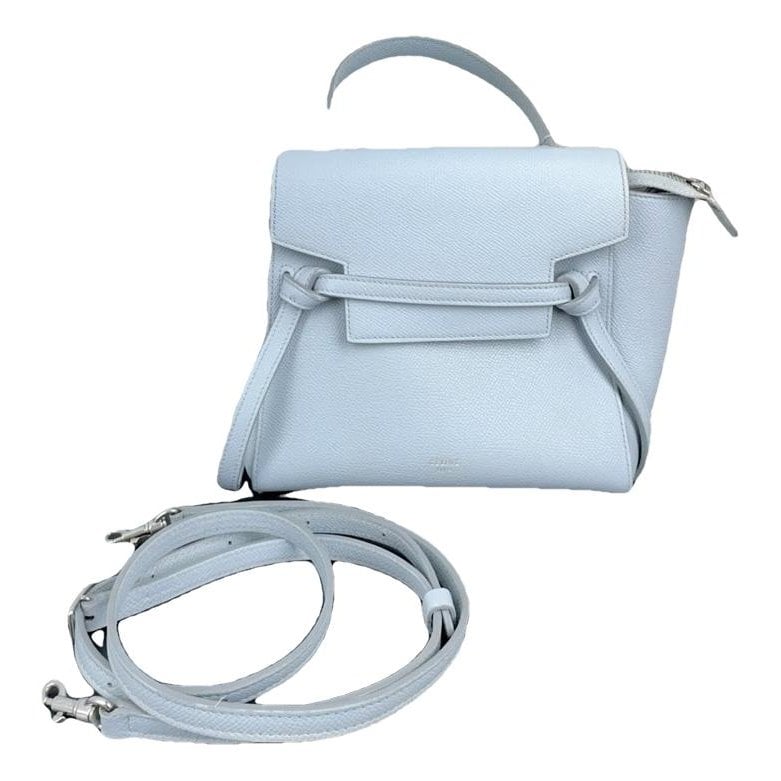 Belt leather handbag