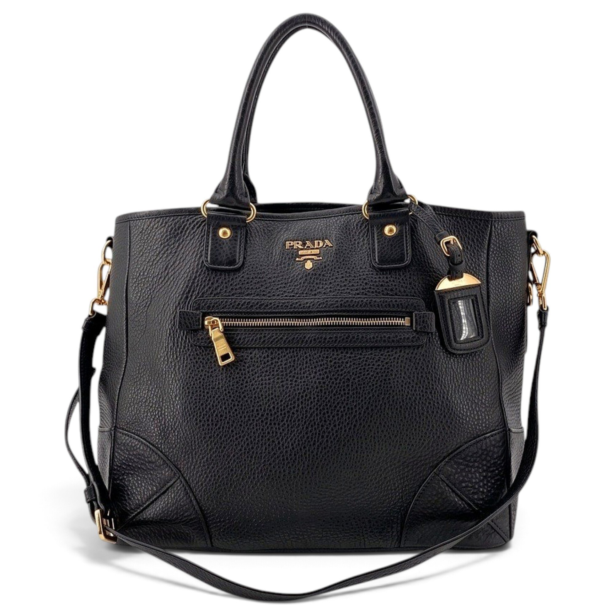 Leather tote