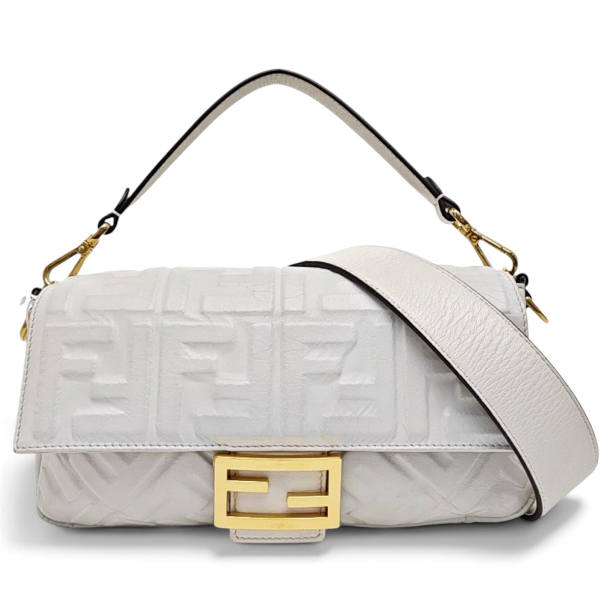 Baguette leather handbag