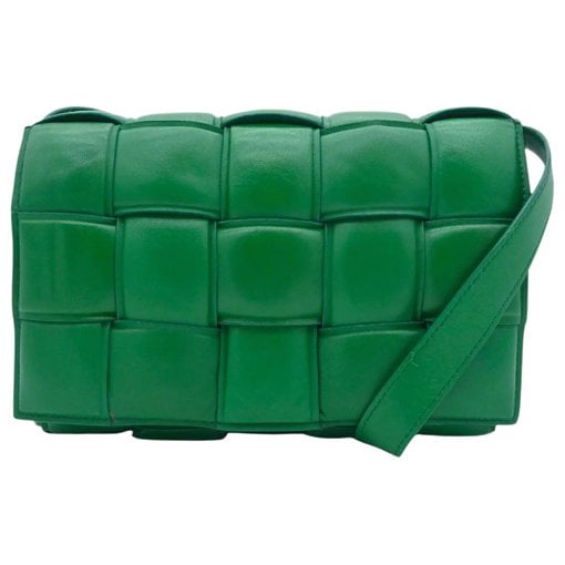 Cassette leather crossbody bag