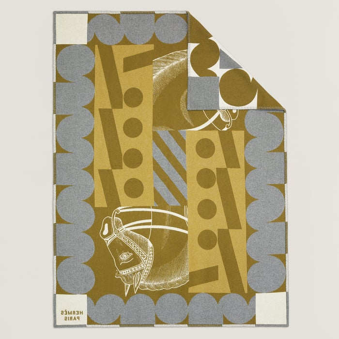 Kaki Cheval Joker Blanket