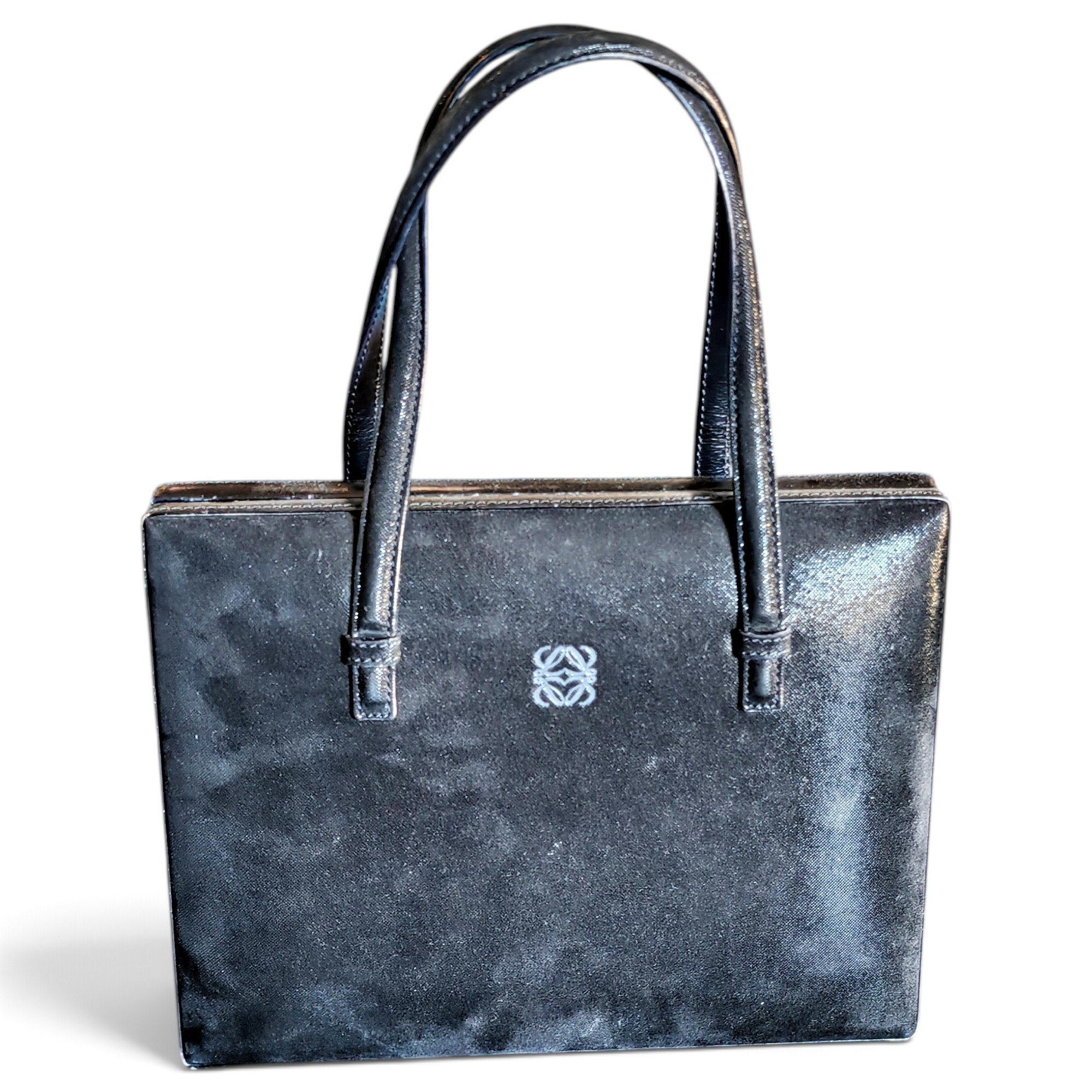 Postal leather handbag