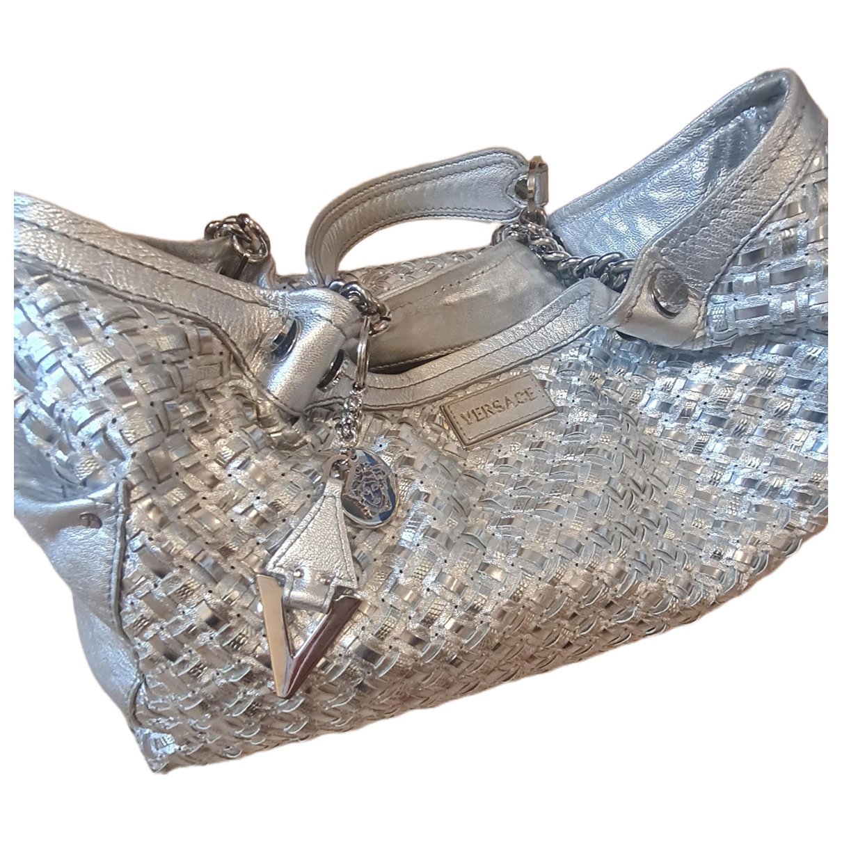 La Medusa leather handbag
